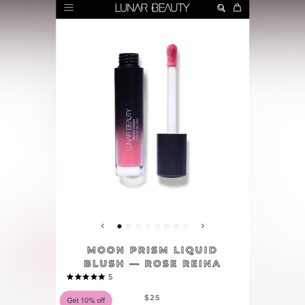 NWOT Moon Prism Liquid Blush - Rose Reina